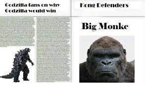 Character godzilla character king kong. 21 Godzilla Vs Kong Memes For Excited Kaiju Lovers Memebase Funny Memes