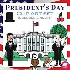 Presidents Day Clip Art Clipart For Washington Or Lincoln S Birthday American Flag Clip Art Clip Art Holiday Activities For Kids
