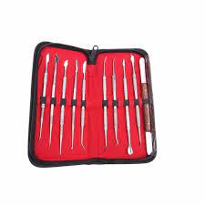 10 Pcs Set Professional Dental Lab Equipment Wax Carving Tools Set Surgical Dentist Sculpture Knife Instruments Tool Dental Tools Dental Dental Lab