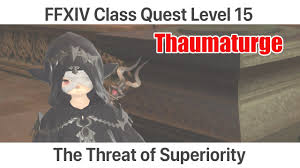 Jan 29, 2021 · ffxiv change race: Ffxiv Thaumaturge Level 15 Class Quest The Threat Of Superiority A Realm Reborn Youtube