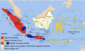Bahkan kita bisa menghafalkannya dalam sekejap karena indonesia hanya memiliki 4 batas wilayah. Sebelum Jadi Nkri Indonesia Punya 7 Negara Bagian 7 Presiden Dan 7 Bendera