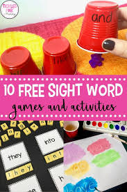 Free Sight Word Games 10 Free Sight Word Games And Activities Free Sight Word Games Sight Word Activities Sight Words
