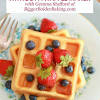 In a large bowl, mix together flour, salt, baking powder and sugar; 1