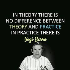 In Theory There Is No Difference Between Theory And Practice In Practice There Is Yogi Berra Sports Quotes Bus Yogi Berra Quotes Yogi Quotes Yogi Berra