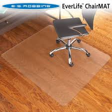 Es Robbins Chair Mat For Hard Floors 46 X 60 No Lip Clear Chair Mats Cheap Office Furniture Chair