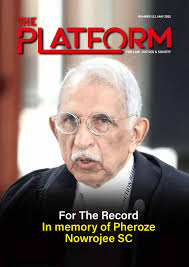 For The Record In memory of Pheroze Nowrojee SC