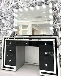 Impressions Vanity S Melanie Premium Mirrored Vanity Table Is The Embodiment Of Luxury Gleaming In The S Mirrored Vanity Table Minimalist Vanity Vanity Table