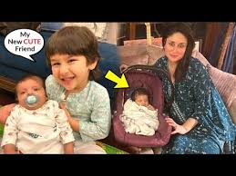 The tashan actor posed with an ultrasound picture of a baby. Kareena Kapoor Taimur With Cute New Born Baby Mehmaan Is So Adorable Youtube