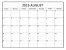 Decorative Cute August 2019 Calendar