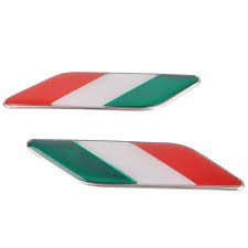 Italy (a country in europe; Mayitr 1 Par 3d S Auto Olaszorszag Zaszlo Matricak Jelveny Jelkep Matrica Dekoracio Bmw Volkswagen Vw Ford Focus Audi Mazda Toyota Kategoriaban Kulso Tartozekok Brandslux News