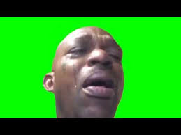 Black Guy Crying Meme Greenscreen Free Download Youtube Crying Meme Crying Man Greenscreen