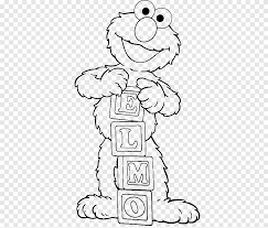 5 out of 5 stars. Elmo Coloring Book Child Colouring Pages Cookie Monster Child White Mammal Png Pngegg