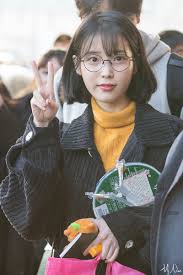 170109 Iu At Incheon Airport Back From Taipei By Minue Iu Hair Iu Fashion Iu Short Hair