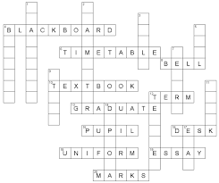 Interactive crossword puzzle for students. Interactive Crossword Puzzle