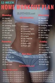 12 Week Home Workout Plan Natural Energy Pre Workout Beginnerarmworkouts T 12 Week Home Workout In 2020 Body Workout Plan At Home Workout Plan Workout Plan
