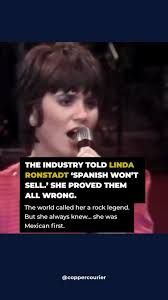 Arizona native Linda Ronstadt has always been proud of her Mexican  heritage, which is why she released Canciones de Mi Padre in 1987—a  Spanish-language mariachi album. The album went double platinum, and
