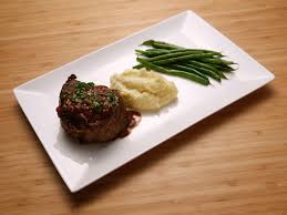 Stuffed Beef Tenderloin With Haricot Verts And Potato Celery Root Puree Recipe Pureed Food Recipes Food Network Recipes Celery Root Puree