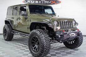 Learn more about the 2019 jeep wrangler. 2015 Jeep Wrangler Rubicon Unlimited Tank Green For Sale