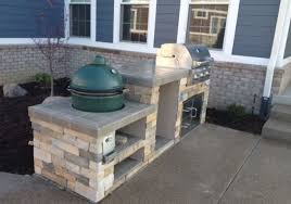 big green egg outdoor kitchen