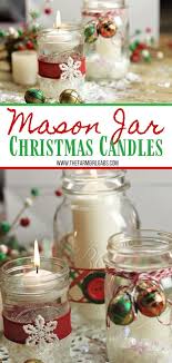 Mason Jar Christmas Candles Inexpensive Diy Christmas Gifts Christmas Jars Christmas Mason Jars