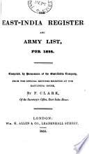 East-India Register and Army List - Google Books