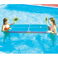 Swimline Floating Pool Pong Game Www Hayneedle Com Swimming Pool Games Outdoor Water Games Table Tennis Game