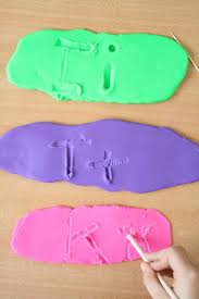 Image result for building sight words with play dough