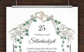 Hochzeitsjubiläum gratulieren möchte der kann dies mit einem bild besonders gut bewerkstelligen. Kostenlose Einladungskarte Silberhochzeit Einladungskarten Silberhochzeit Einladungskarten Hochzeitsvorlagen