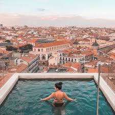 Another Perfect View Over Madrid With A Pool What More You Could Ask For Lifeisbeautiful Madrid Alcazar Seville Alcazar De Sevilla Sky Pool