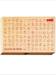 Collection by karen day lavergne. Addi Circular Knitting Needle Wooden Storage Box