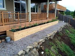 Long Narrow Next To Deck Raised Garden Beds Diy Vegetables Cedar Raised Garden Beds Raised Garden Beds