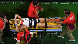 French gymnast samir ait said suffered a. Injured Olympic Gymnast Samir Ait Said Put On Stretcher Then Dropped