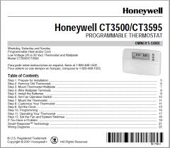 You have lost power to the furnace, therefore no power to thermostat. Honeywell Ct3500 Ct3595 Programmable Thermostat Manual