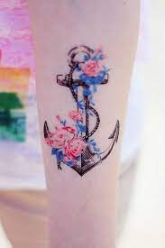 Love Tattoo Anchor Floral Girly I Think Anchor Tattoos Are Over Done But This Is So Tattoo Patterns Http Tatt Latest Tattoos Tattoos Beautiful Tattoos