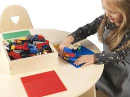 4.6 out of 5 stars. Lego Table With 4 Chairs Storage Bin And Building Blocks Kinderspell