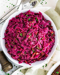 I always make up a large batch, so choose the largest red cabbage you can. German Red Cabbage Rotkohl Jo Cooks