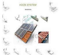 Customized Stainless Steel 304 Solar Roof Hook For Tile Roof ...