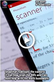 Snapchat Redesigns The Camera It Can Now Scan For Gifs And Can Even Help With The Math Homework Math Homework Homework Homework App