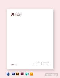 University Letterhead Template Letterhead Template Letterhead Template Word Letterhead
