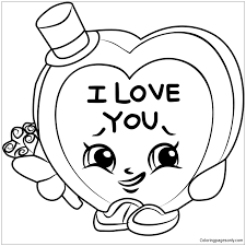 Shopkins season 2 is the second overall season of shopkins which was released in november/december 2014. Valentines Shopkins Coloring Pages Shopkins Coloring Pages Coloring Pages For Kids And Adults