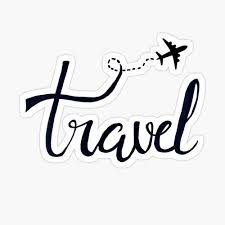 Travel Calligraphy Glossy Sticker By Mcamore Calligraphy Words Inspirational Quotes Wallpapers Aesthetic Stickers