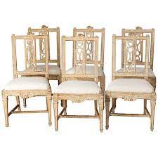 Set Of Six Swedish Lindome Gunnebo Dining Chairs Circa 1790 From A Unique Collecti Antique Dining Room Chairs Dining Room Chairs Modern Dining Room Chairs