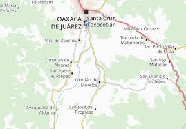 Michelin San Martin Tilcajete Map Viamichelin