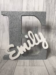 Excited To Share This Item From My Etsy Shop Freestanding Personalised Glittered Letters Numbers And Symbols Weddin In 2020 Birthday Gifts Bedroom Accessories Etsy
