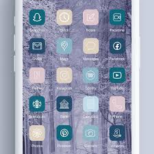 Winter Walk In Christmas 300 Aesthetic Custom App Icons Pack Etsy App Icon Custom Icons Find My Friends
