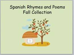 Spanish Rhymes Poems For Fall Dual Language Kindergarten Prek Dual Language Dual Language Classroom Bilingual Classroom
