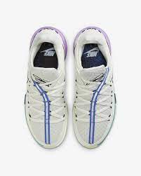 The jordan shoes 2019 is composed of white,' voltage purple 'and' dynamic yellow '. Lebron 17 Low Basketball Shoe Nike Com
