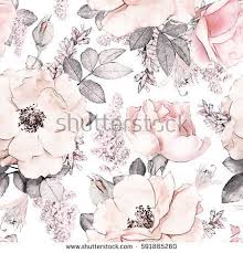 8 tileable paper texture photoshop patterns. Seamless Pattern With Pink Flowers And Leaves On White Background Watercolor Floral Pattern Flower Ro Aquarela Floral Flor Aquarela Papel De Parede Wallpaper