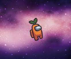 Among Us Character Space Carrot Cute Wallpapers Space Backgrounds Wallpaper