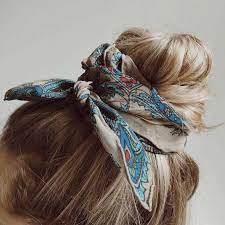 Head Scarf Bandana And Bow Hairstyle 25 Hair Ideas Vera Casagrande Hair Styles Bow Hairstyle Headband Hairstyles